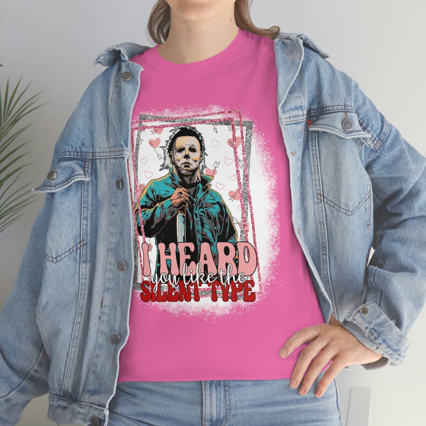 'I Heard You Like The Silent Type' Cotton Tee
