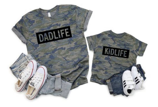Dads life/Kids Life Matching Tees (kids)