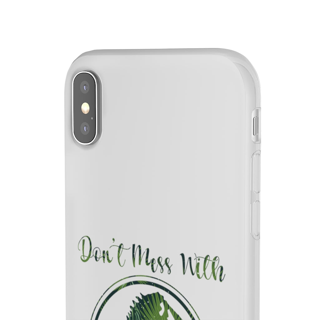 Dont Mess With Dadasaurus Flexi Phone Cases