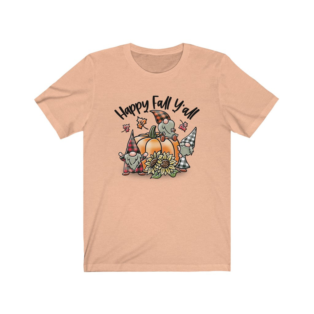 Happy Fall Y'all-Unisex Jersey Tee