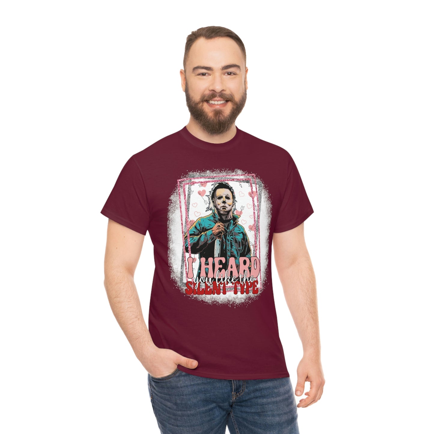 'I Heard You Like The Silent Type' Cotton Tee