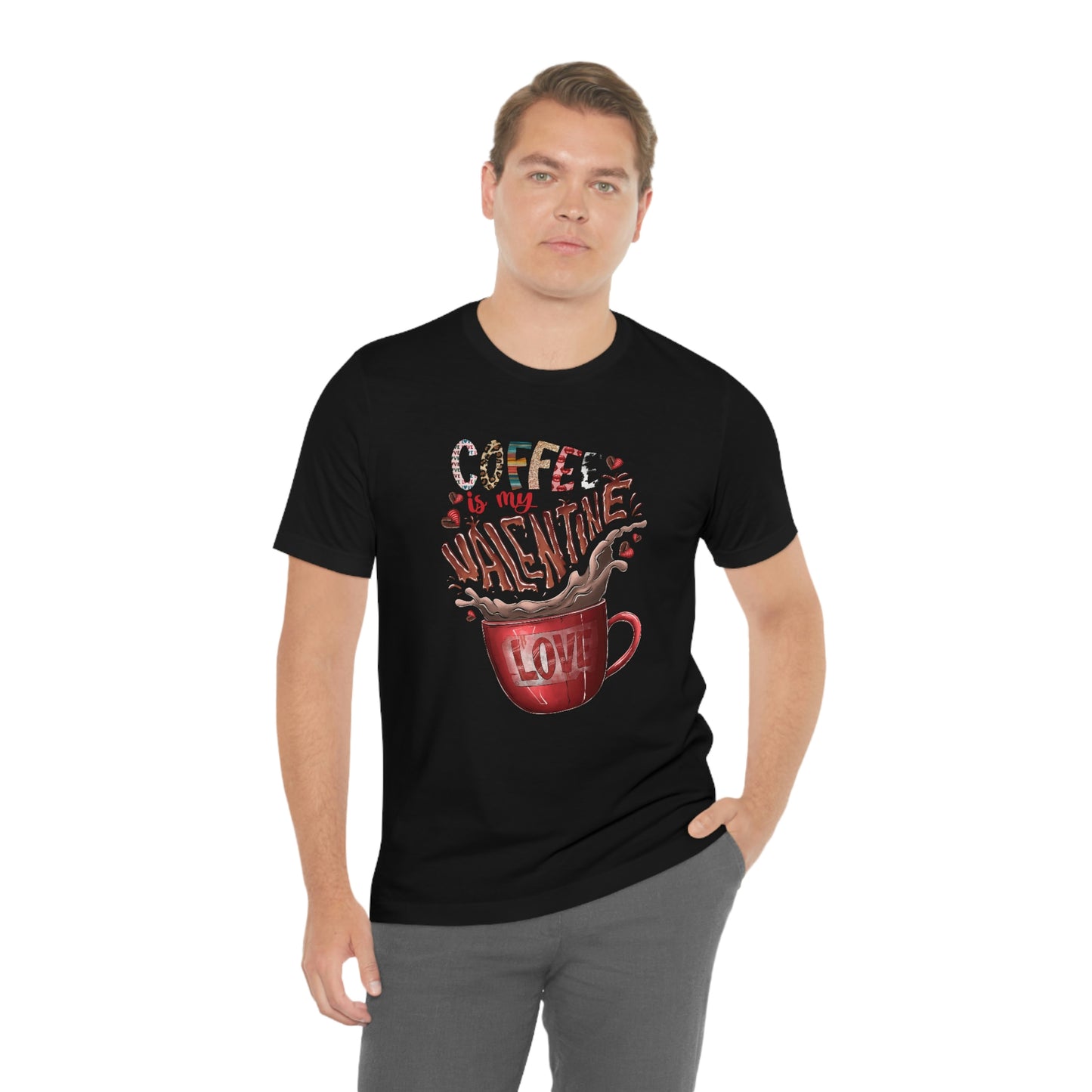Coffee Is My Valentine Jersey Tee