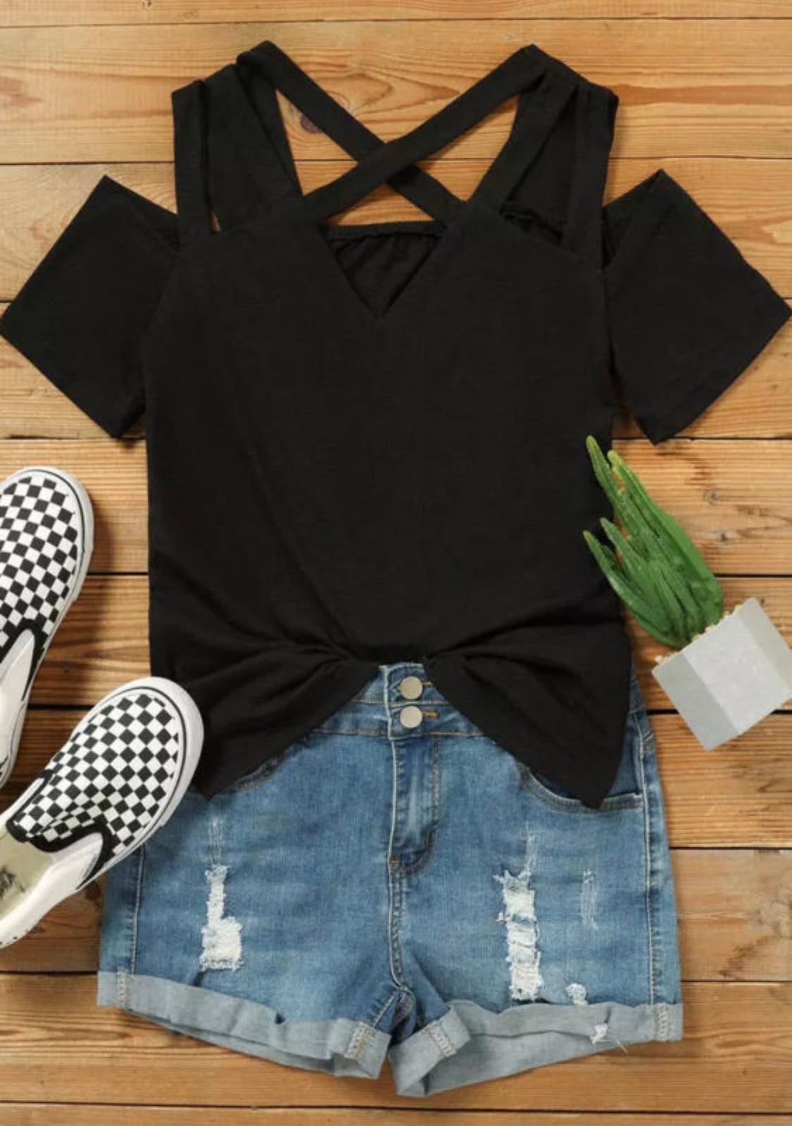 Criss Cross Apple Sauce Top