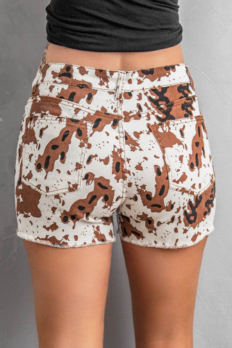 Moo-ve Over Denim Shorts