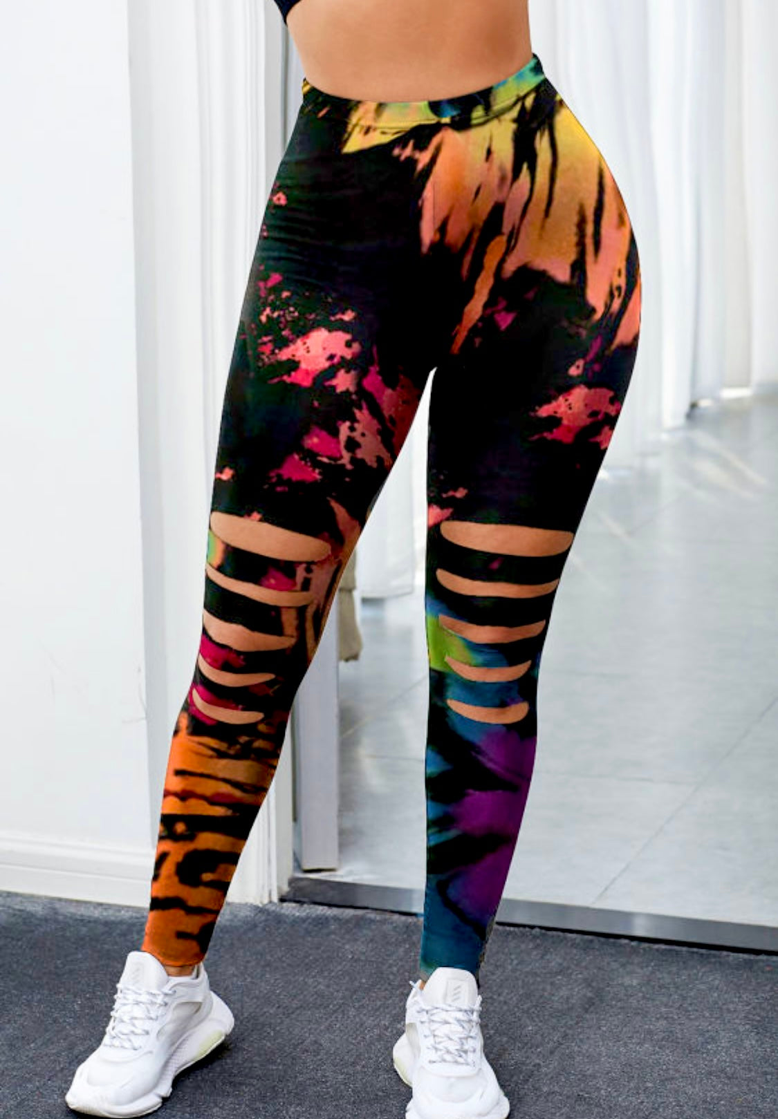 Tie Dye Burst Leggings