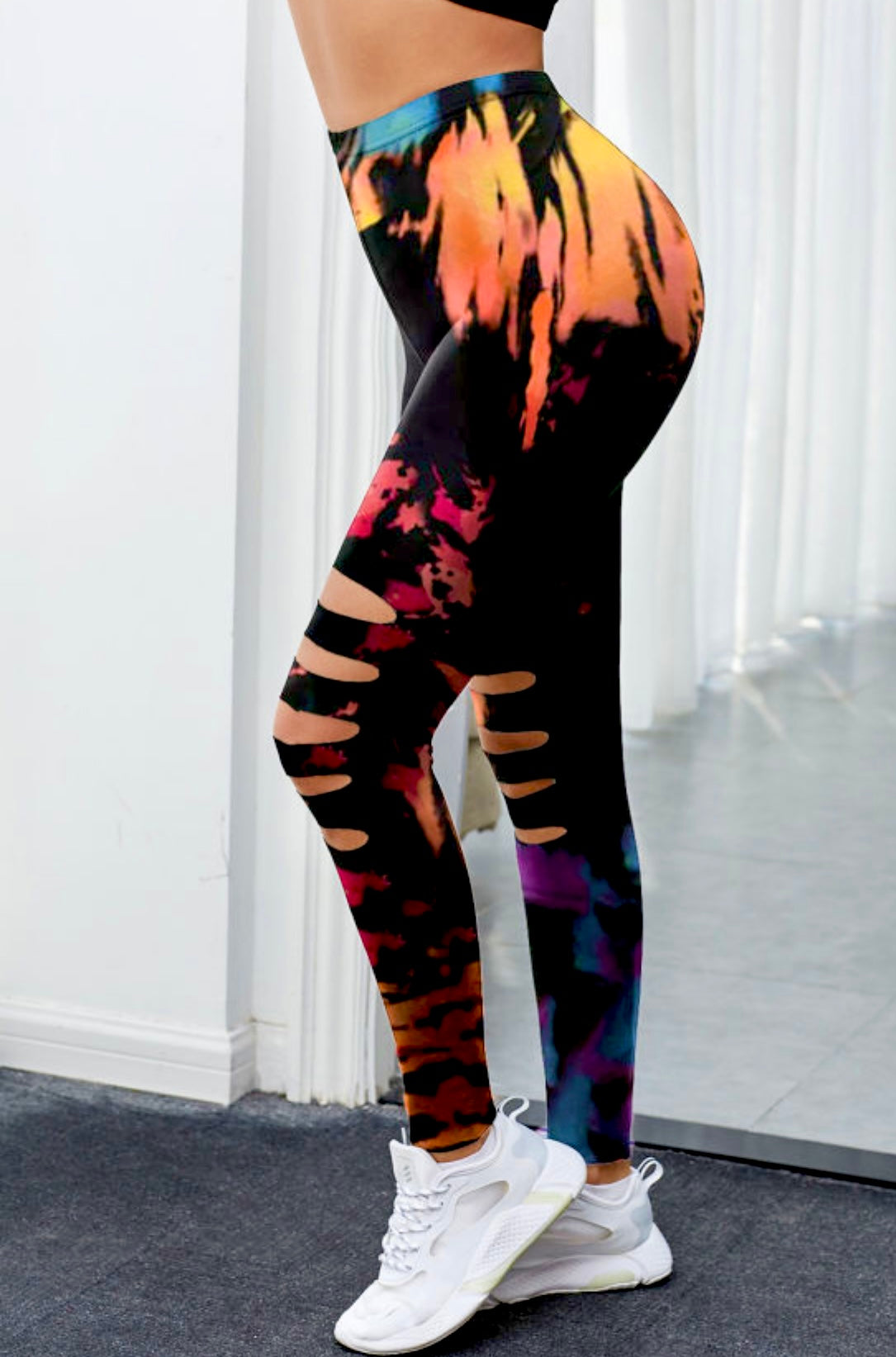 Tie Dye Burst Leggings