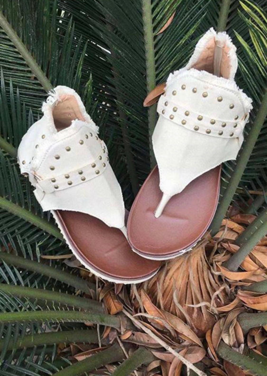 Studded Sandals