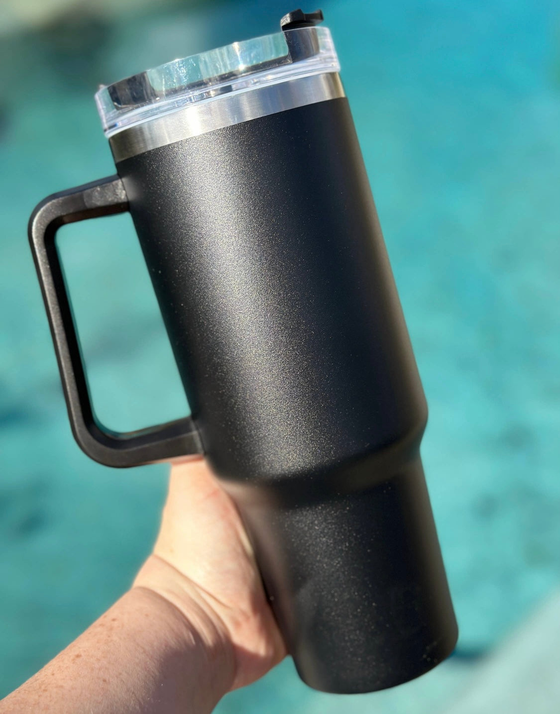 Quench Yo Thirst- 40oz Solid Tumblers w/ Handle