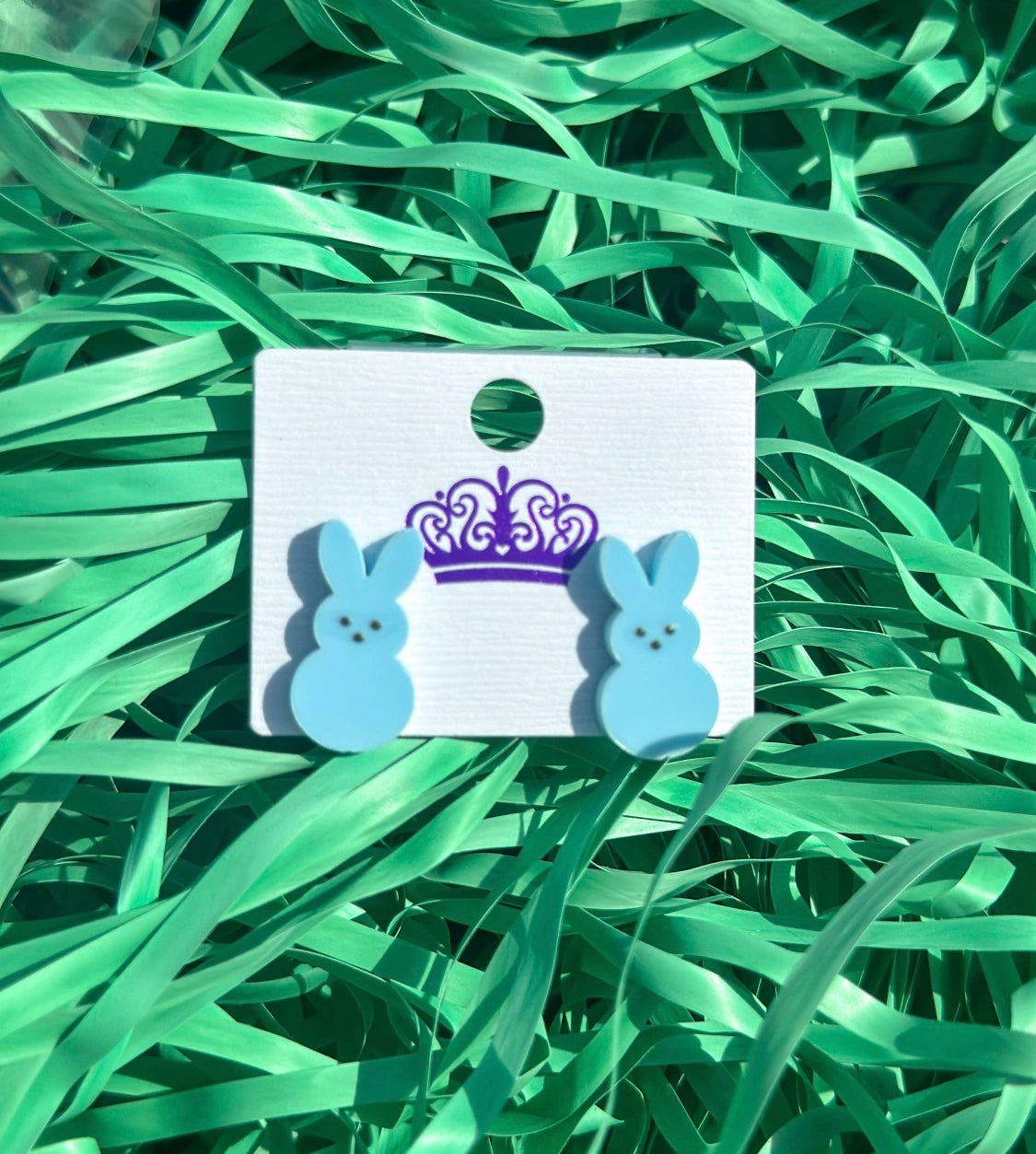 Easter Peep Bunny Stud Earrings