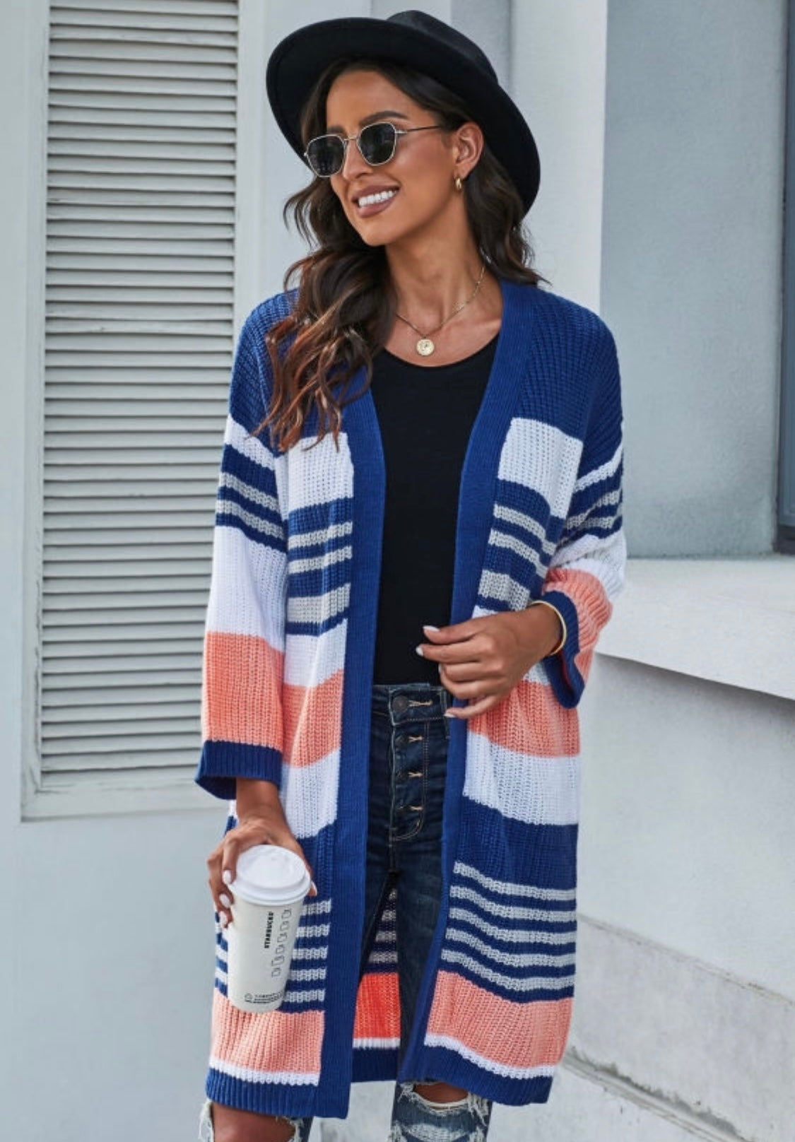 Fab Fav Striped Colorblock Cardigans
