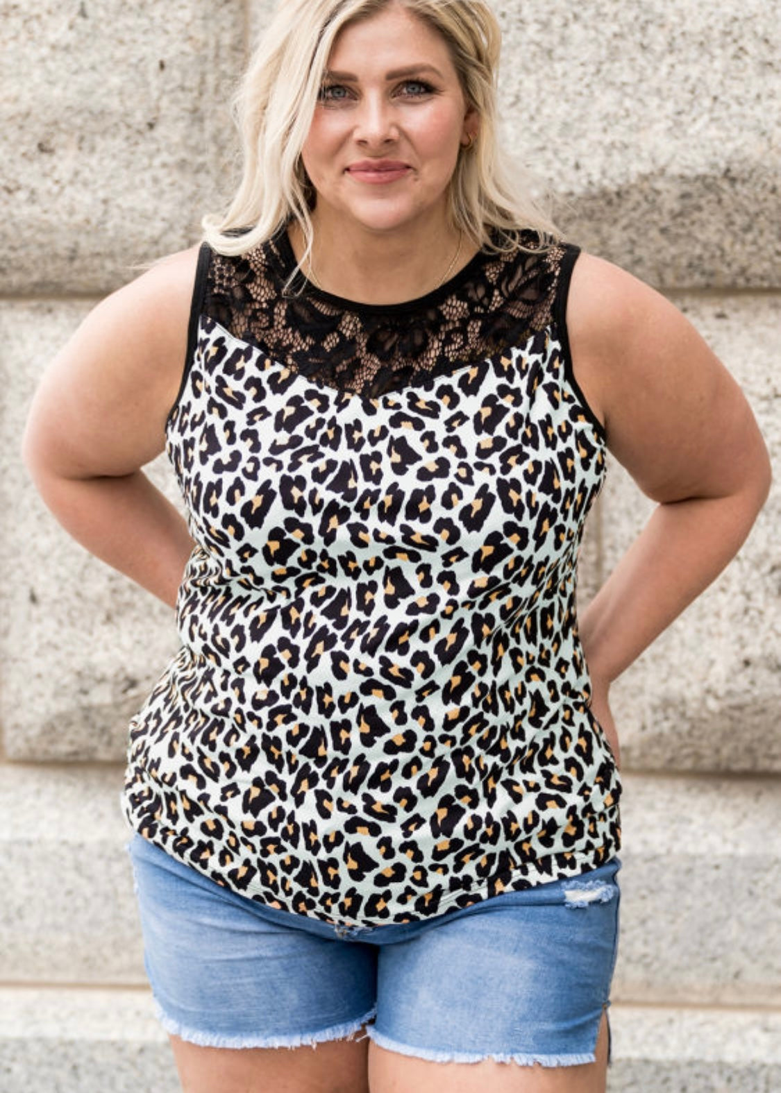 Wild Thang Tank Top-Curvy