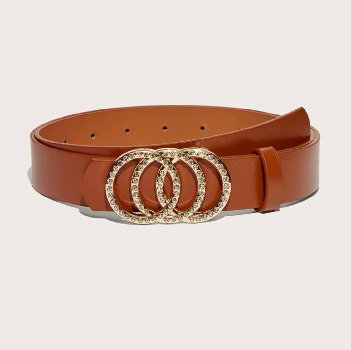 Rhinestone Buckle Belts