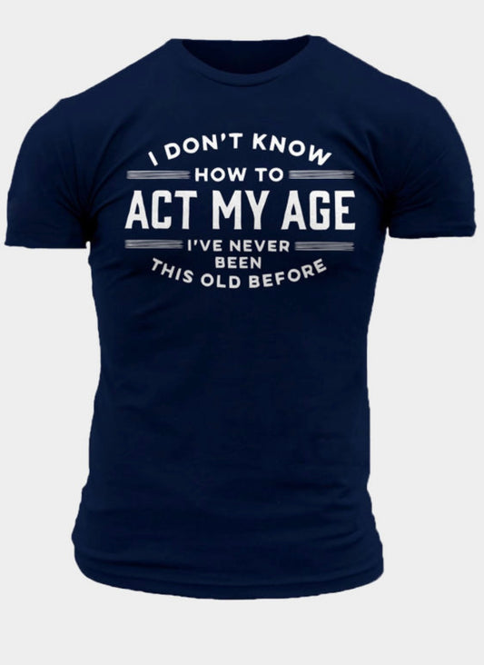 Men’s Navy Graphic Tee