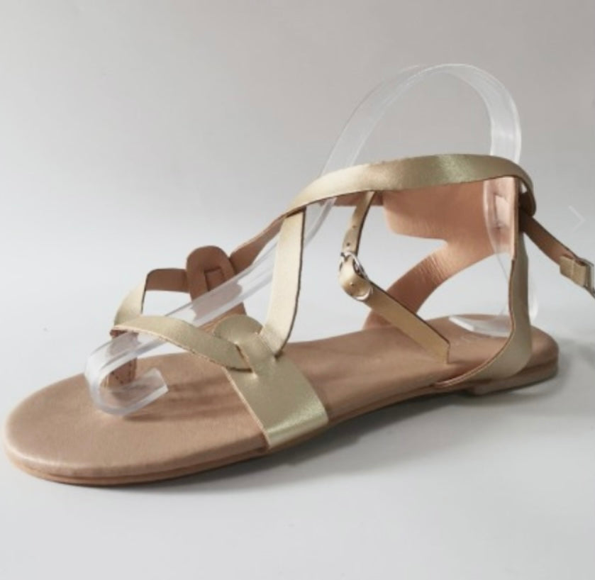 Goldy Locks Sandals- Gold or Apricot
