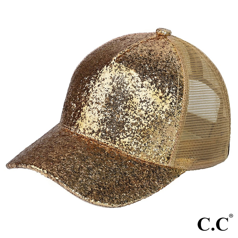 C.C Glitter Trucker Hats