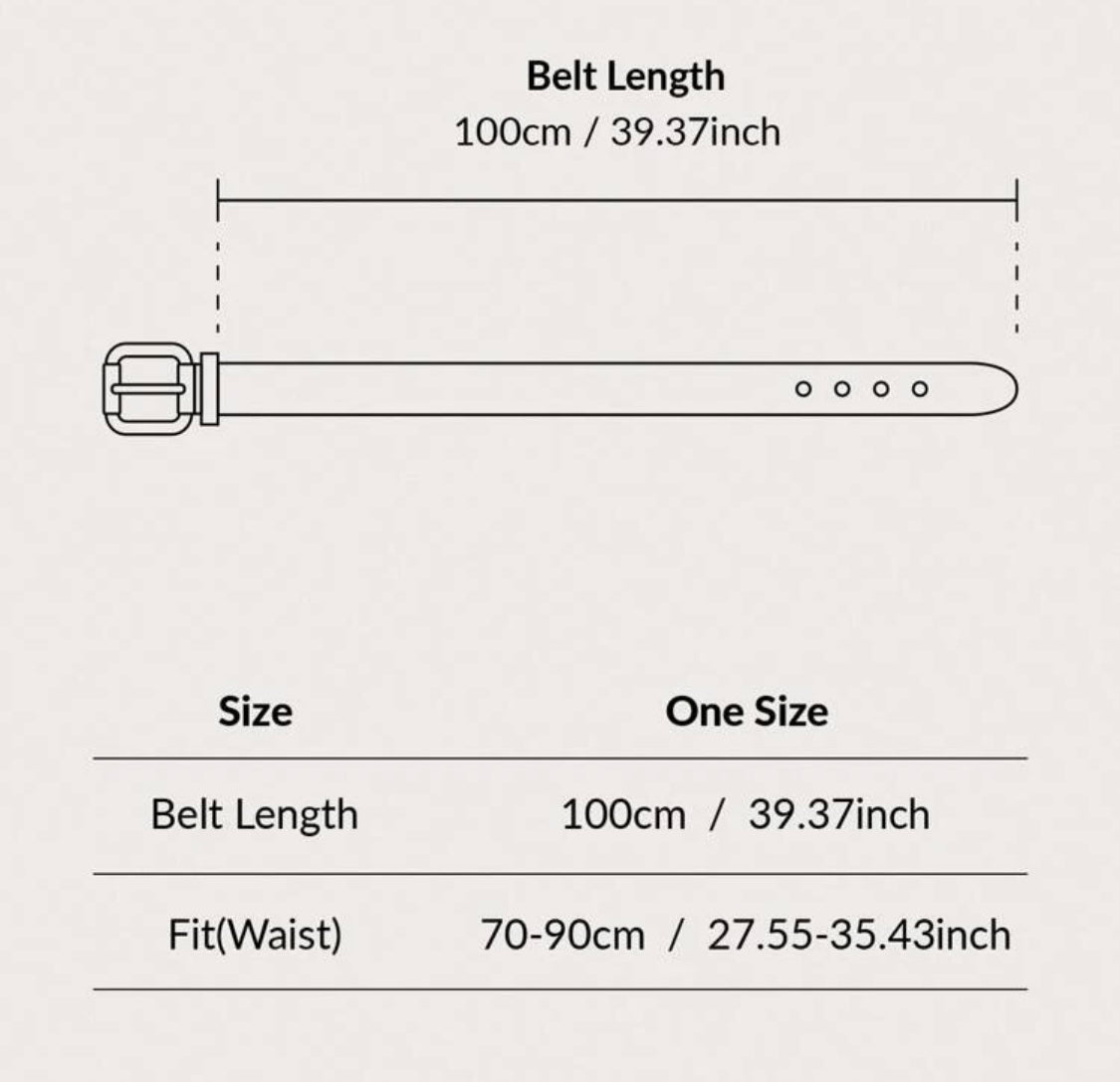 Rhinestone Buckle Belts