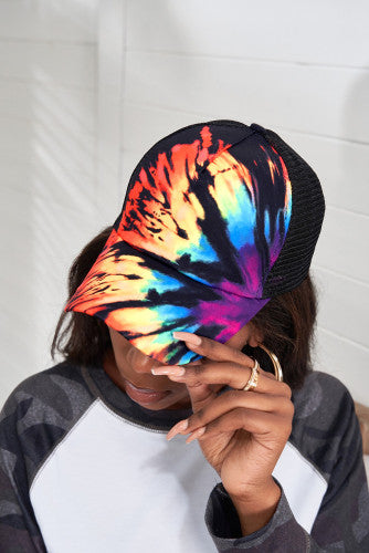 Tie Dye Burst Hat