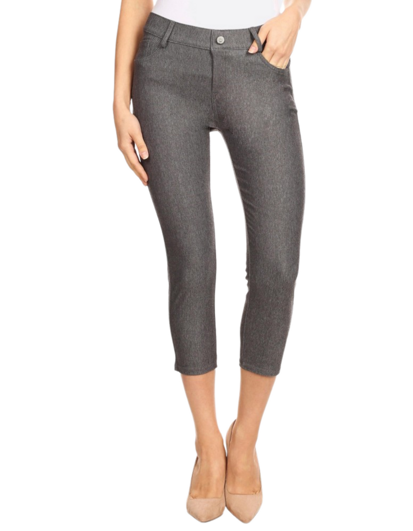 Women's Classic Skinny Capri Jeggings