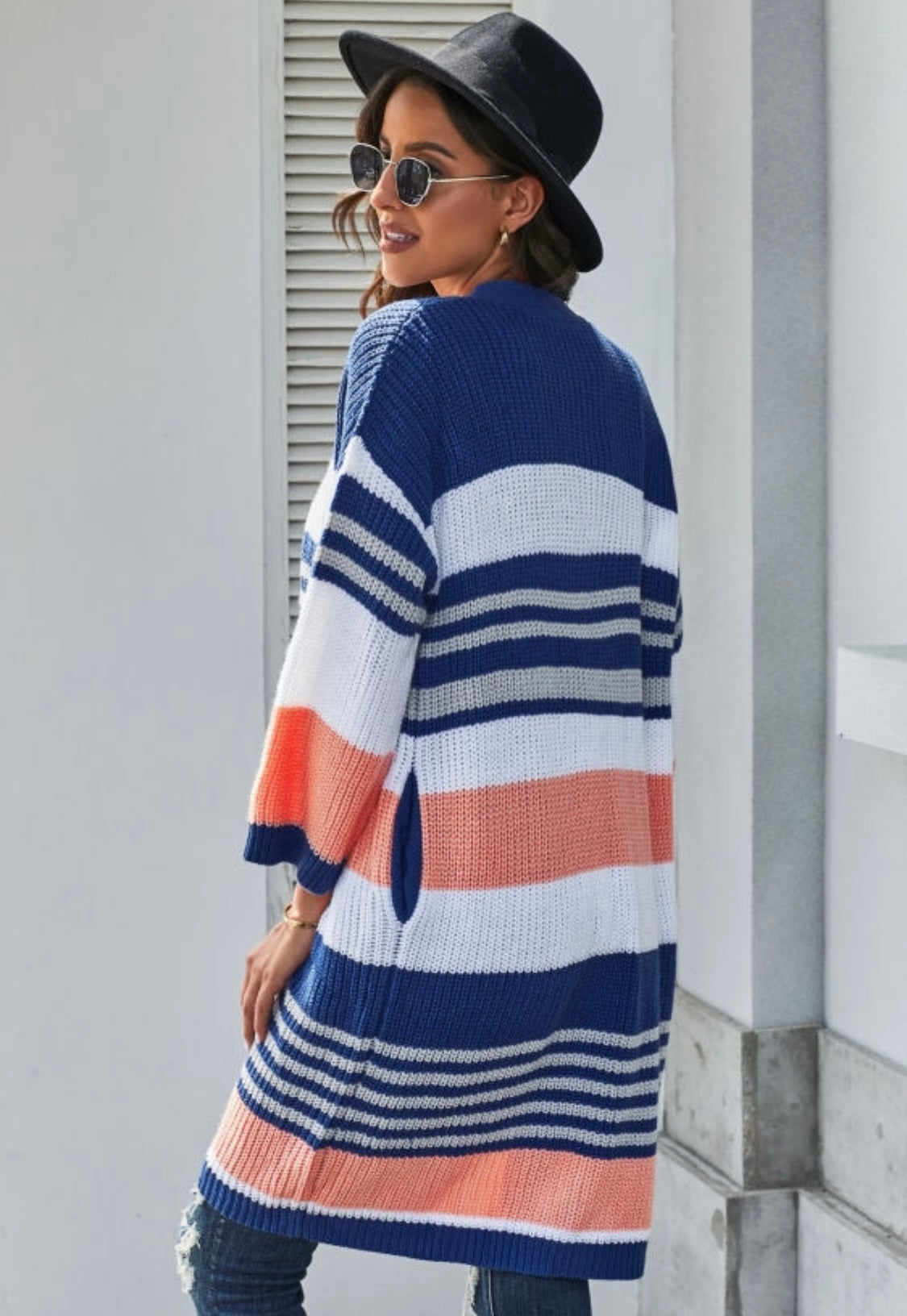Fab Fav Striped Colorblock Cardigans