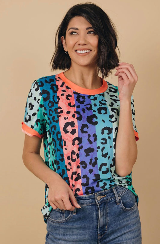 Intervals Leopard Top