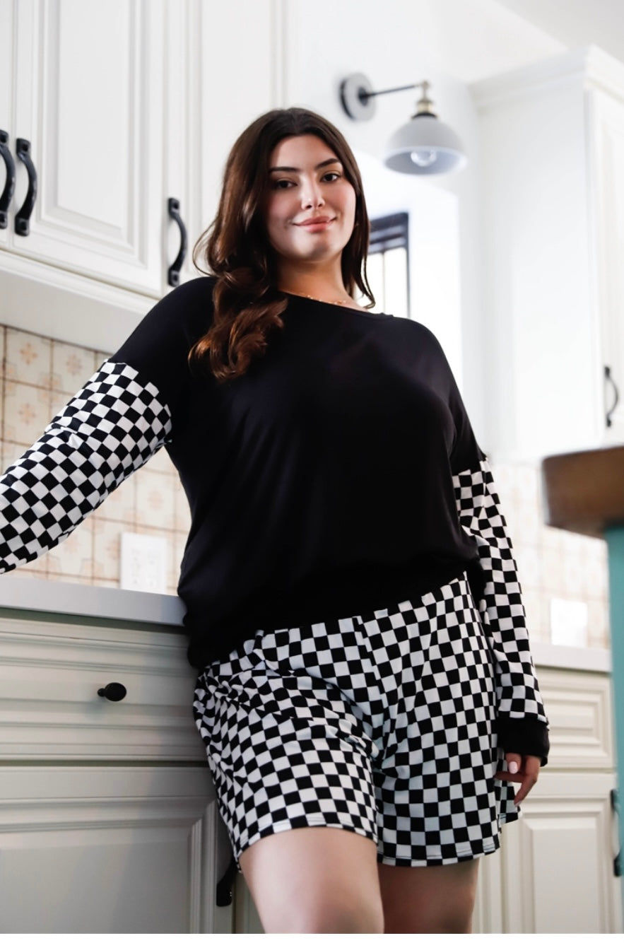 Checkered 2pc Loungeset