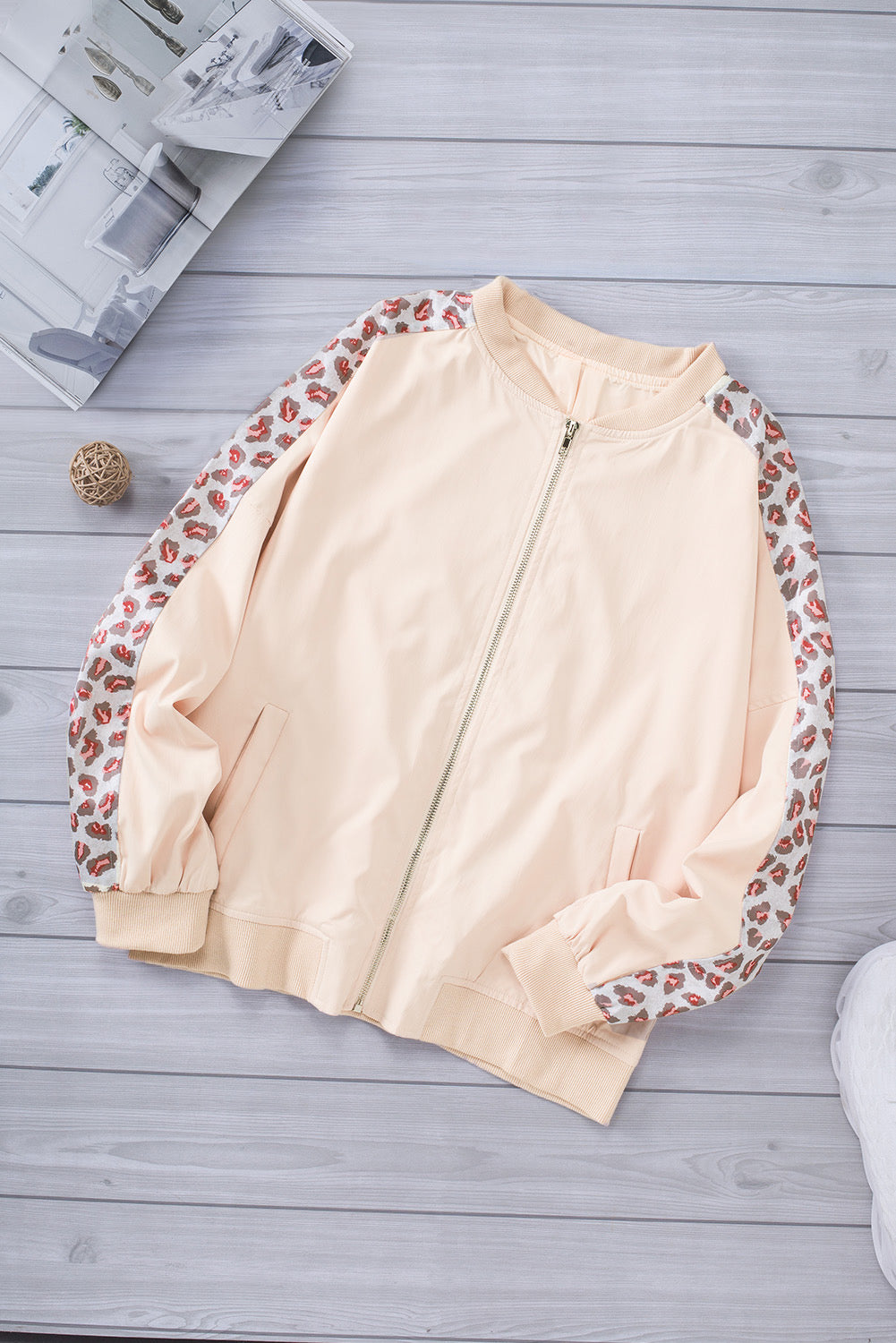Leopard ColorBlock Daily Jacket