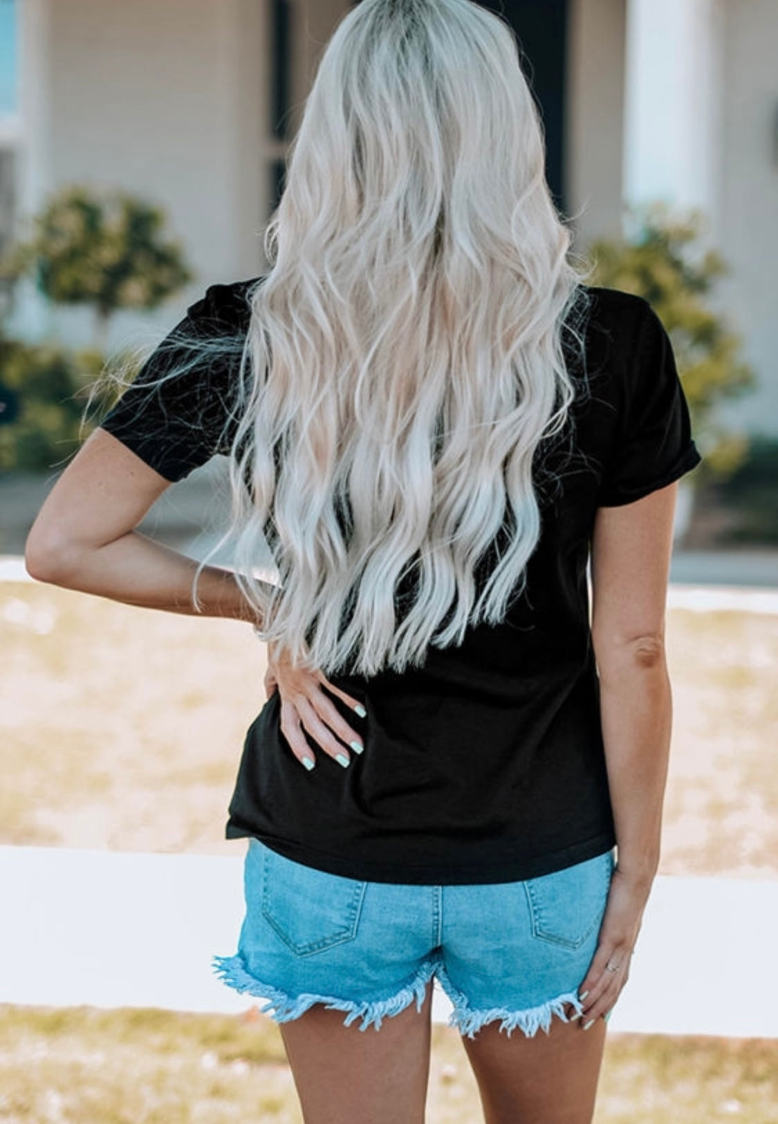 Gradient Snowflake Graphic Tee