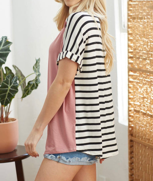 Keep Me Holdin’ Stripe Top