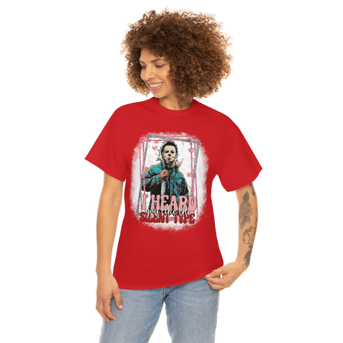 'I Heard You Like The Silent Type' Cotton Tee