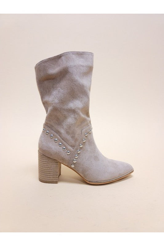 Good Lookin Studded Suede Boots