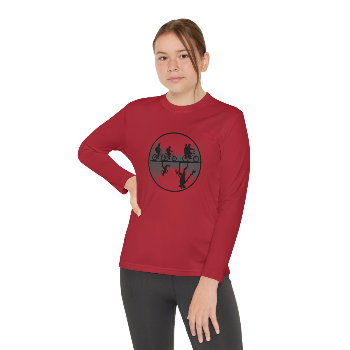 Unisex Youth Long Sleeve Competitor Tee-Stranger Things
