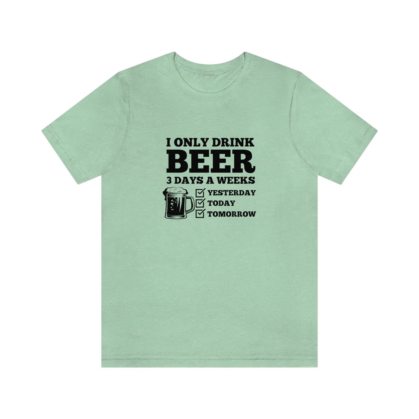 Drinking Beer Unisex Tee