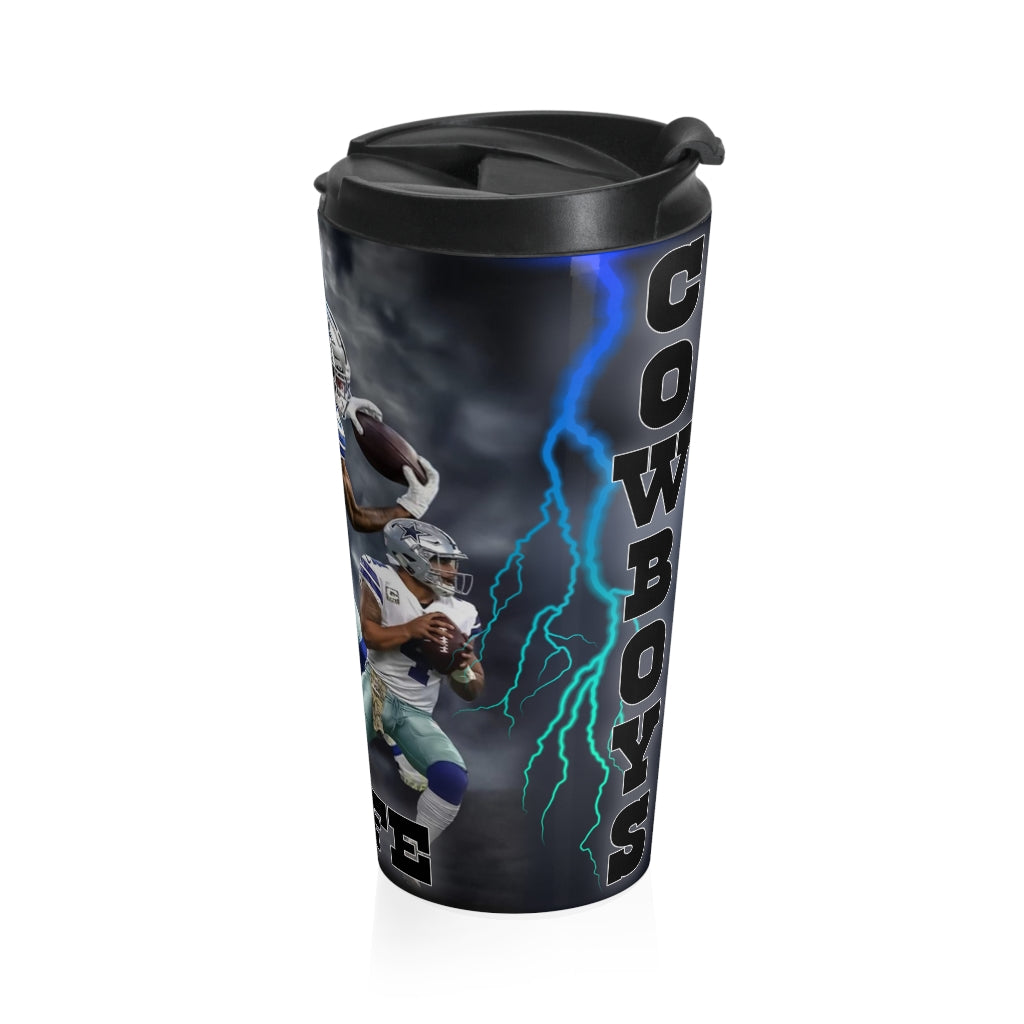 Cowboys Stainless Steel Travel Mug