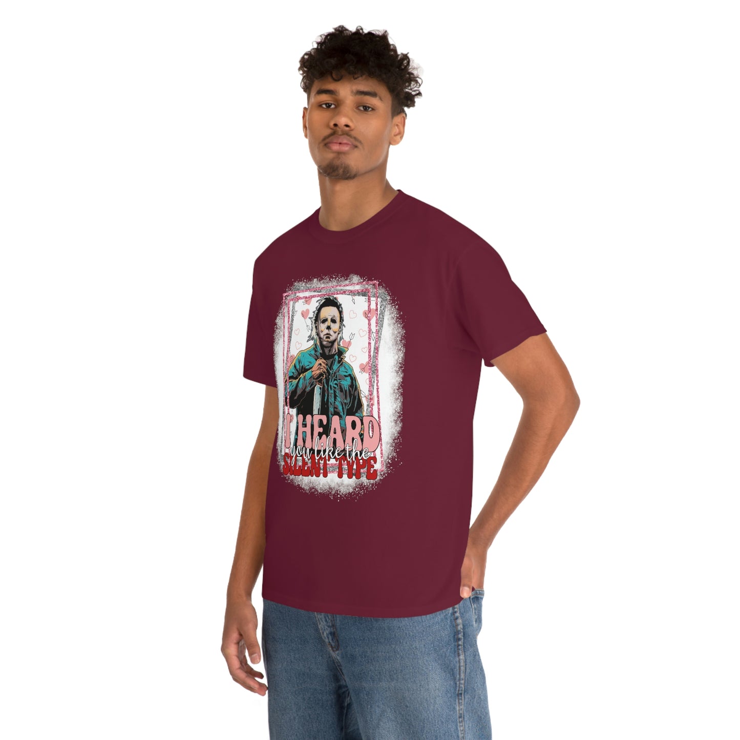 'I Heard You Like The Silent Type' Cotton Tee
