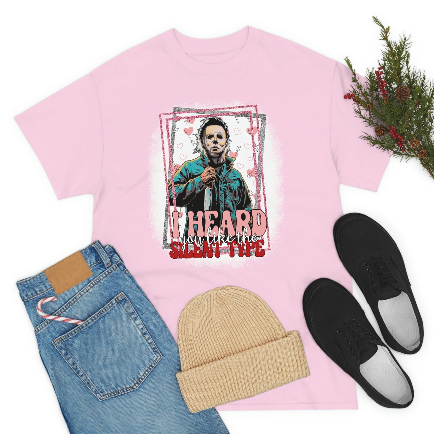 'I Heard You Like The Silent Type' Cotton Tee