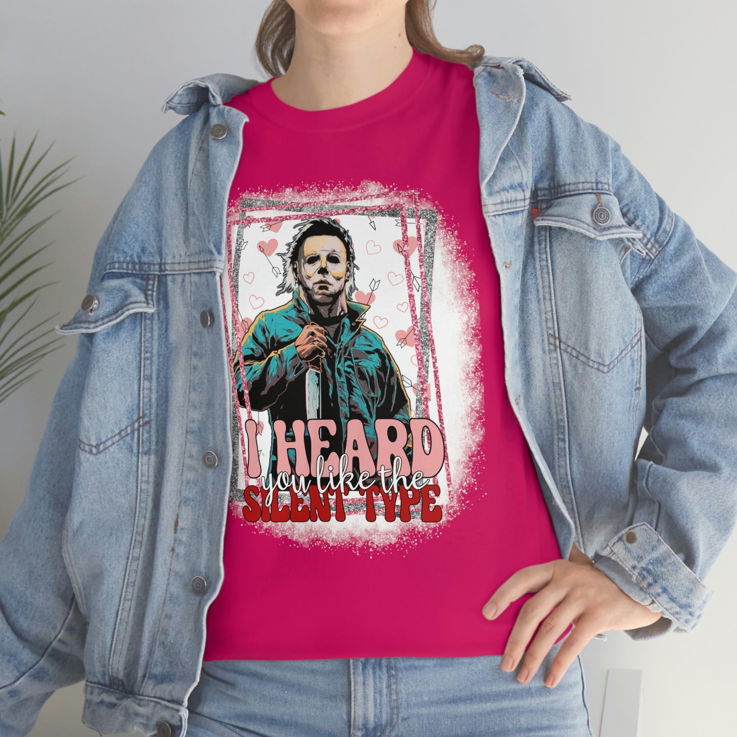 'I Heard You Like The Silent Type' Cotton Tee