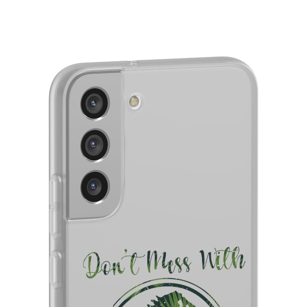 Dont Mess With Dadasaurus Flexi Phone Cases