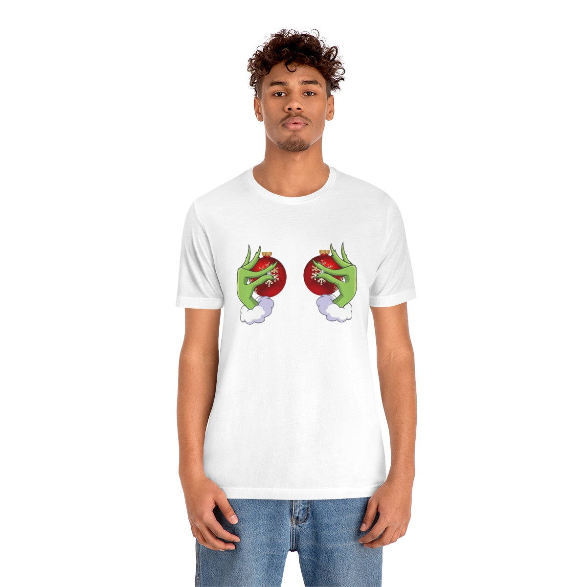 Bella Canvas Grinchy Ornament Hands Unisex Tee