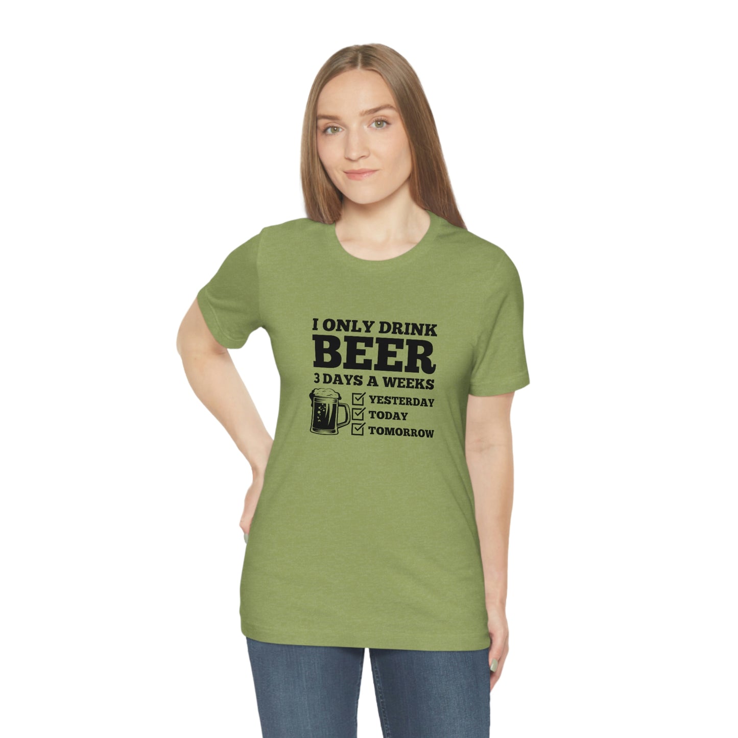 Drinking Beer Unisex Tee