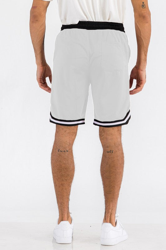 Men’s Solid Athletic Basketball Sports Shorts