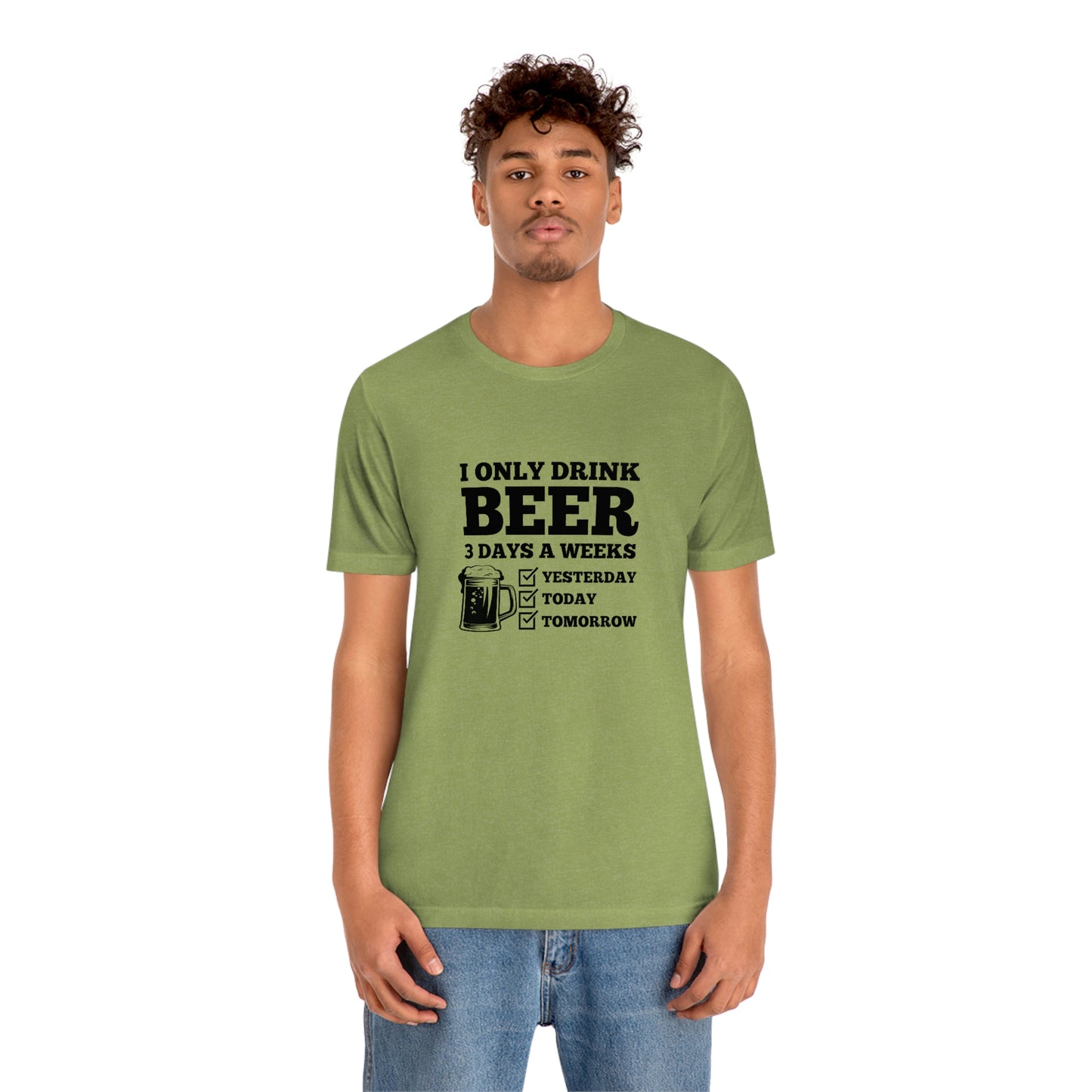 Drinking Beer Unisex Tee