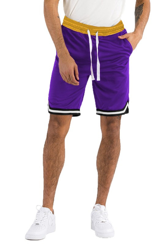 Men’s Solid Athletic Basketball Sports Shorts