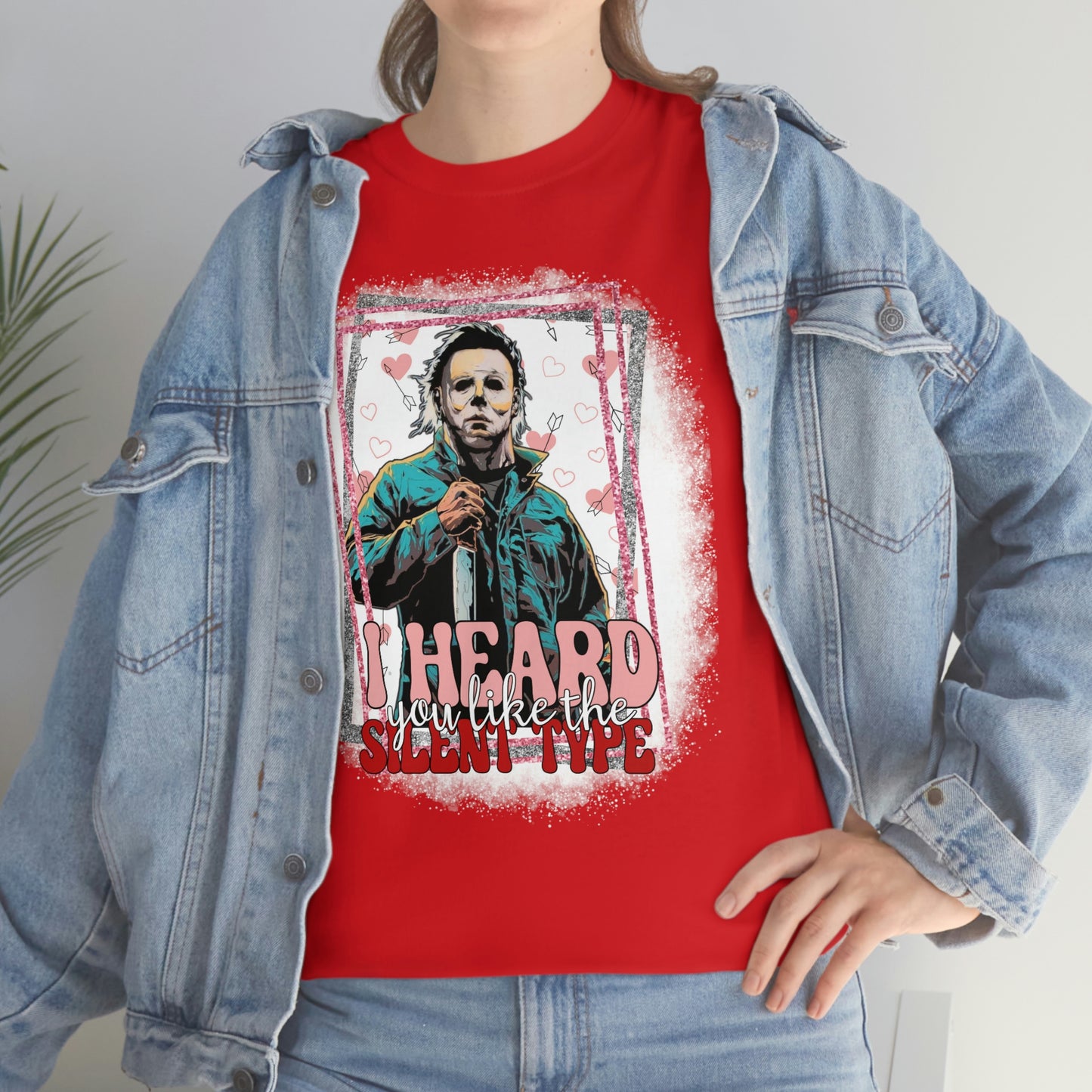 'I Heard You Like The Silent Type' Cotton Tee