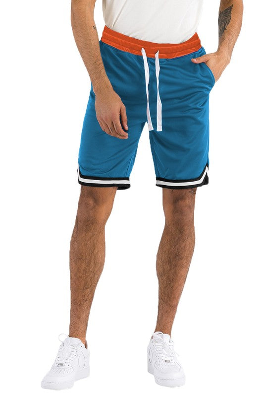 Men’s Solid Athletic Basketball Sports Shorts