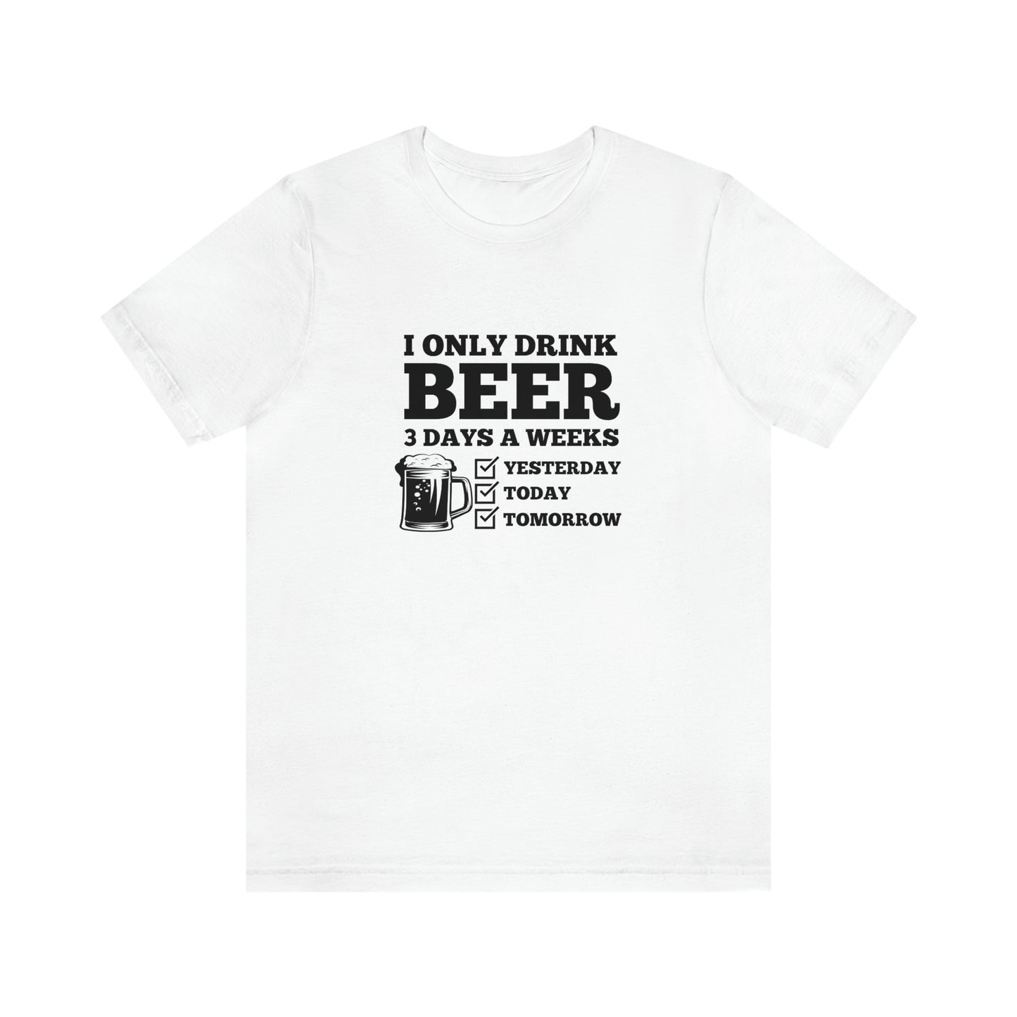 Drinking Beer Unisex Tee