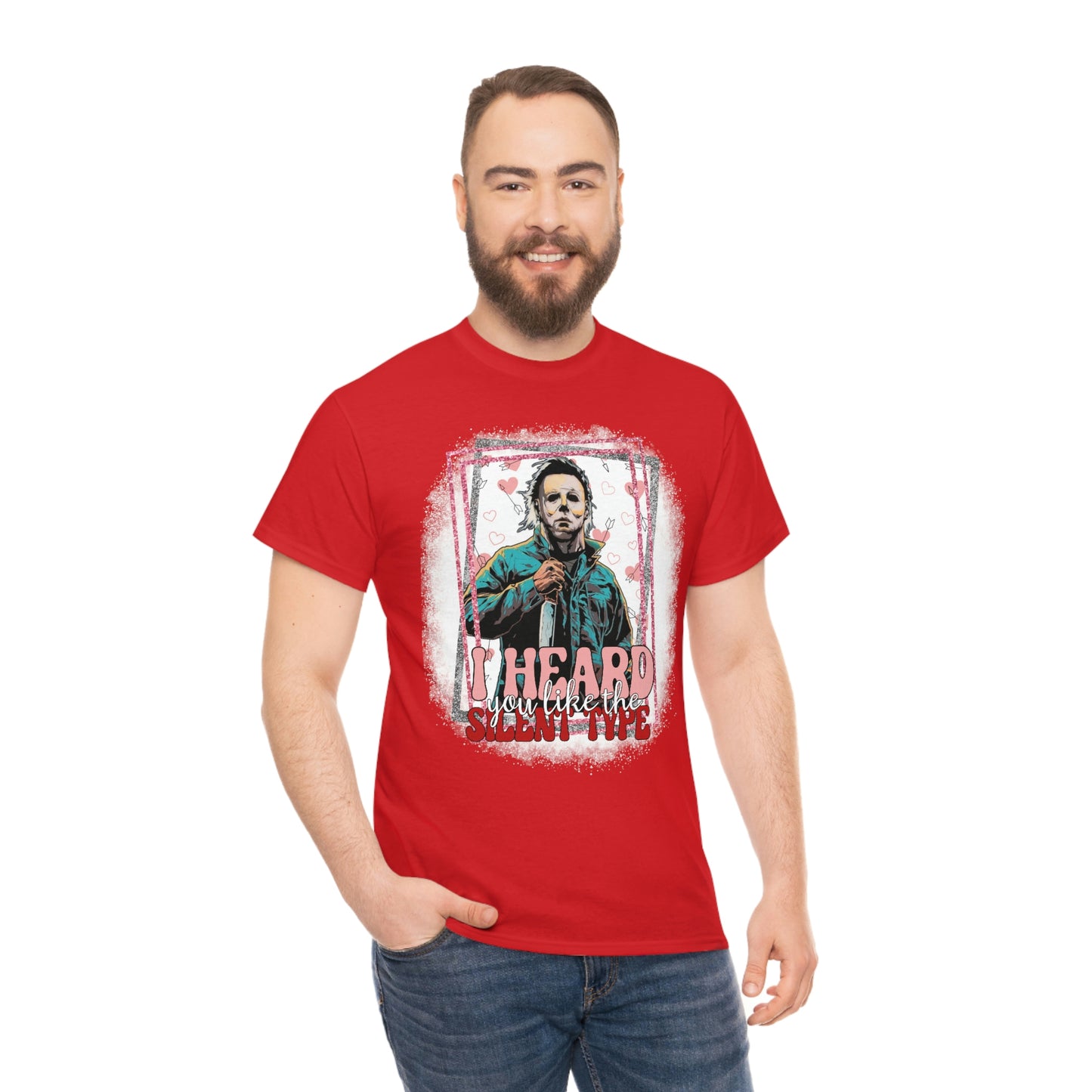 'I Heard You Like The Silent Type' Cotton Tee