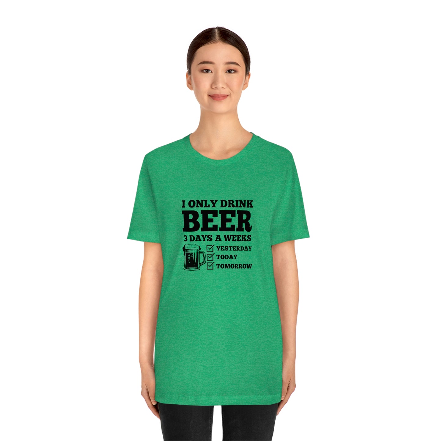 Drinking Beer Unisex Tee