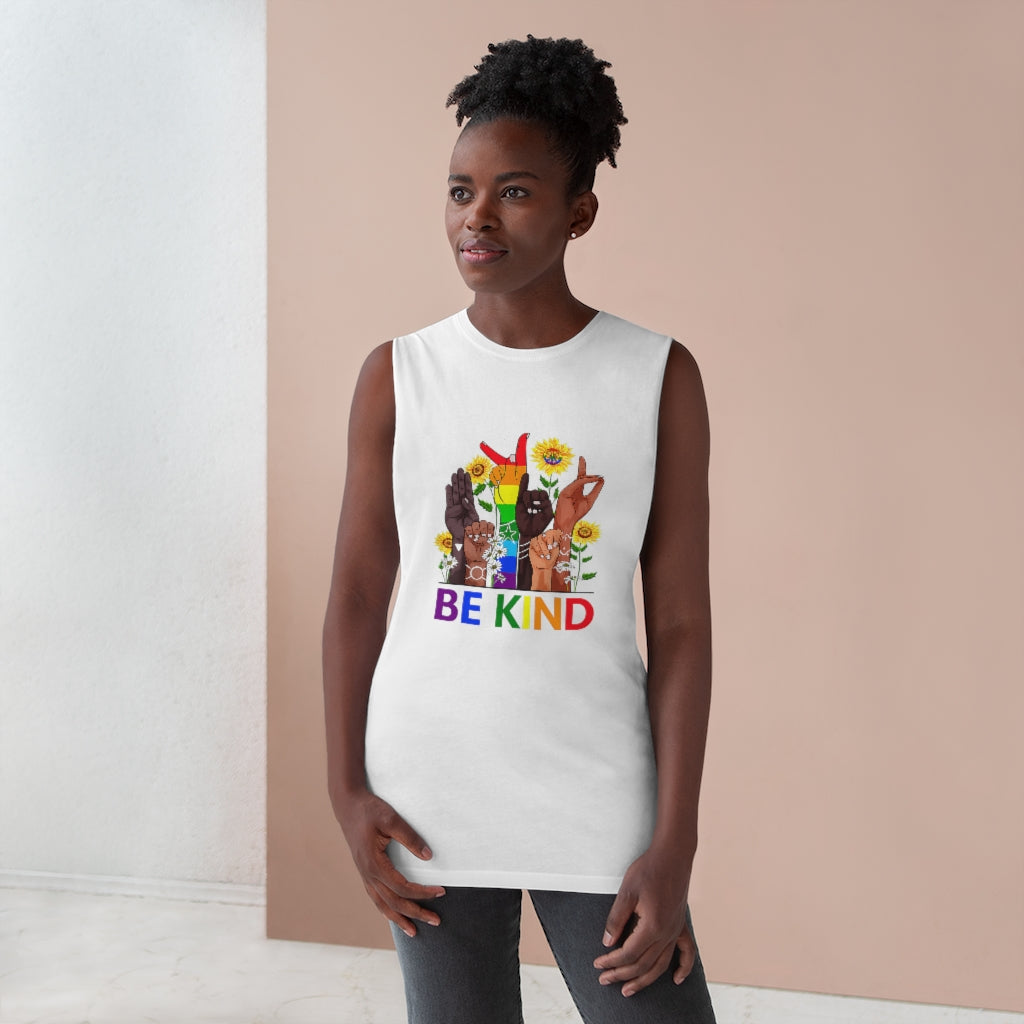 Be Kind Unisex Barnard Tank