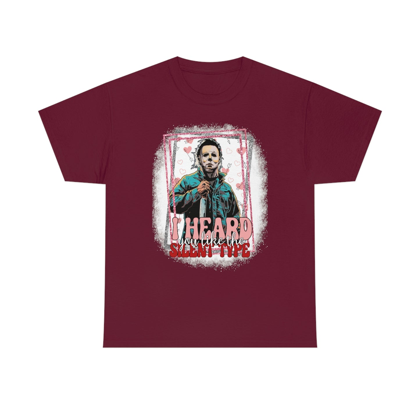 'I Heard You Like The Silent Type' Cotton Tee