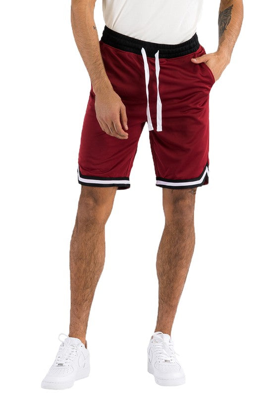 Men’s Solid Athletic Basketball Sports Shorts